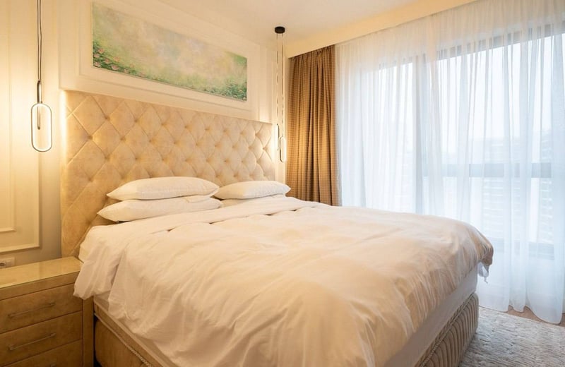 Аренда светлой 2-комнатной квартиры, 55 м², ЖК BW Aqua, Белград, Сербия